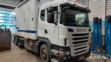 Scania mobile sauna, used Scania mobile sauna for sale.